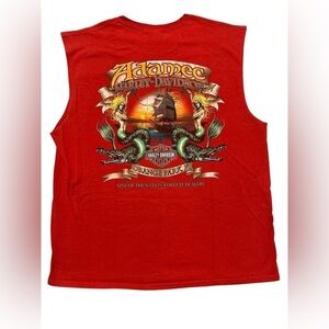 Harley Davidson Adamec Orange Park, FL Men’s XL sleeveless T shirt​​​​​